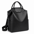 Midnight Carryall Convertible Leather Bag
