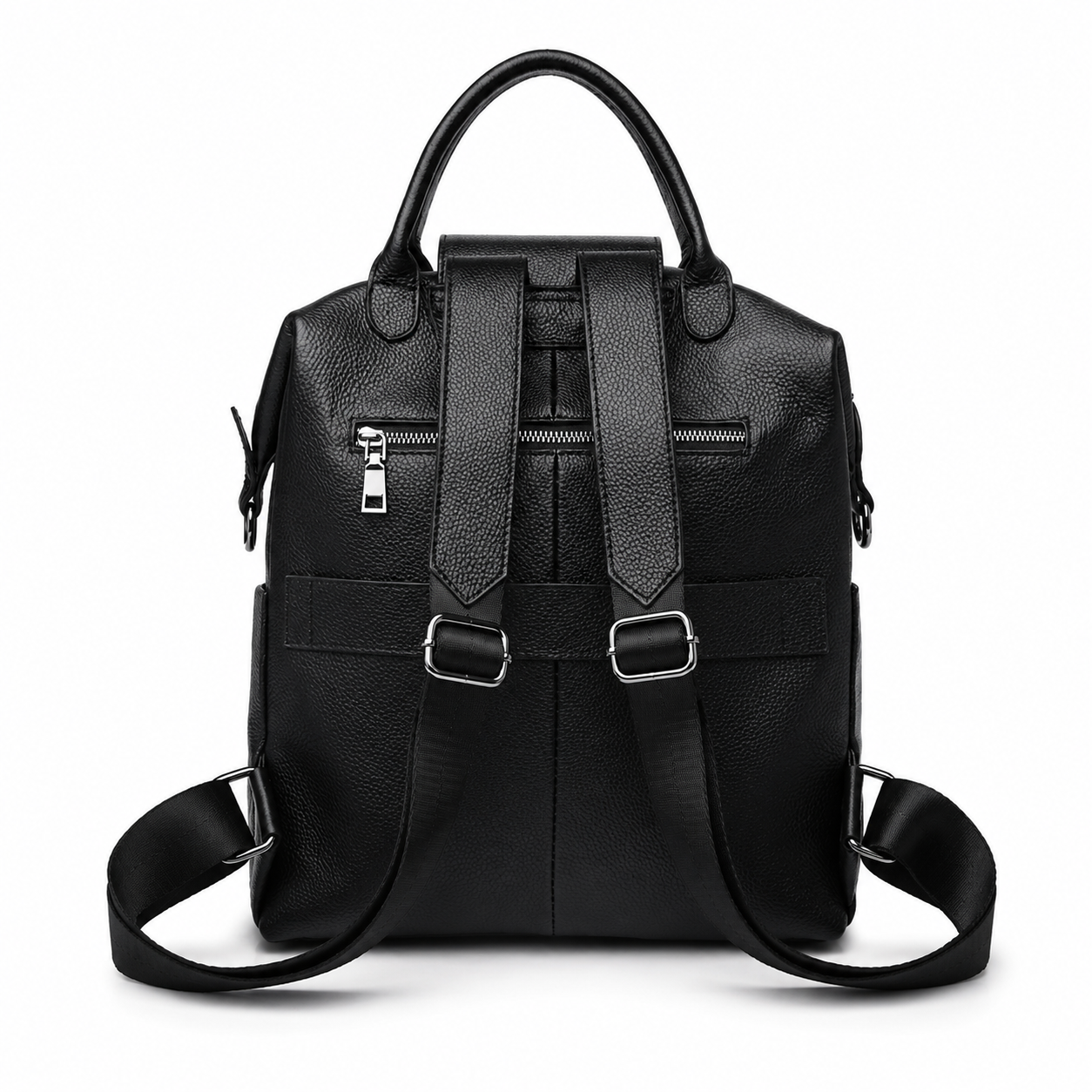 Midnight Carryall Convertible Leather Bag