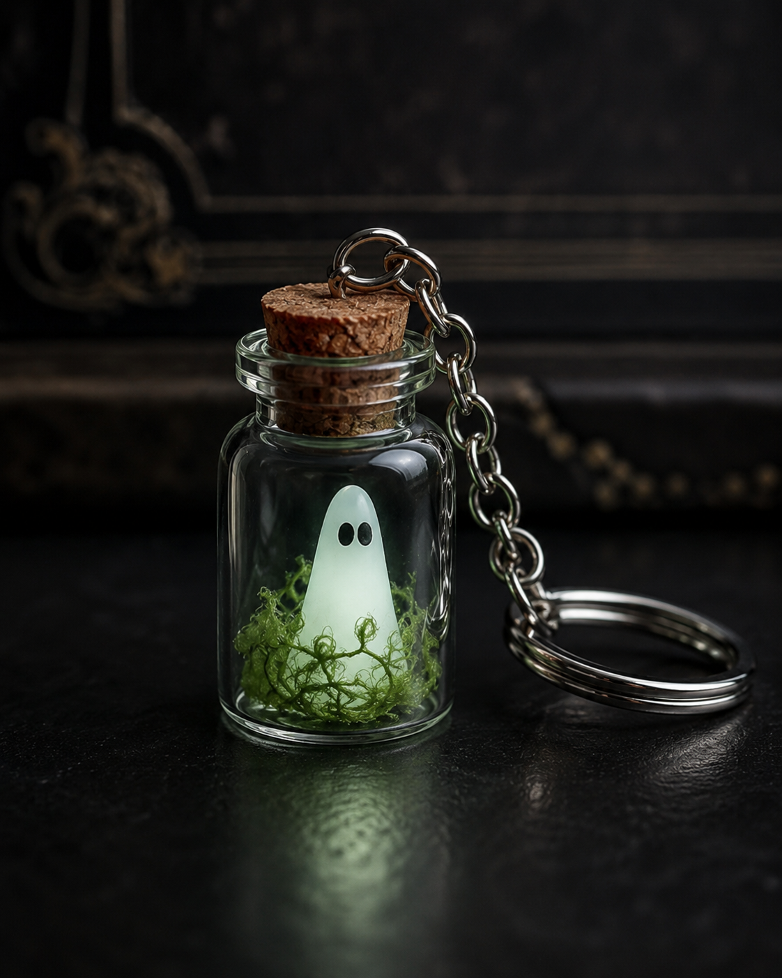 Ghost in a Bottle Charm