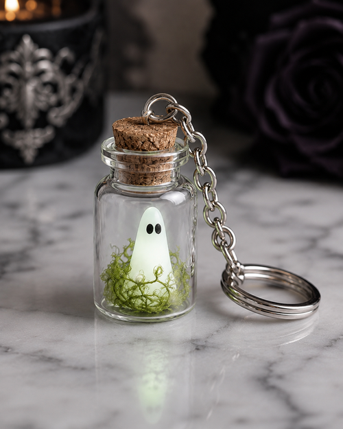 Ghost in a Bottle Charm