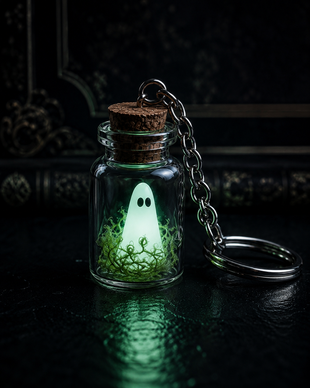 Ghost in a Bottle Charm