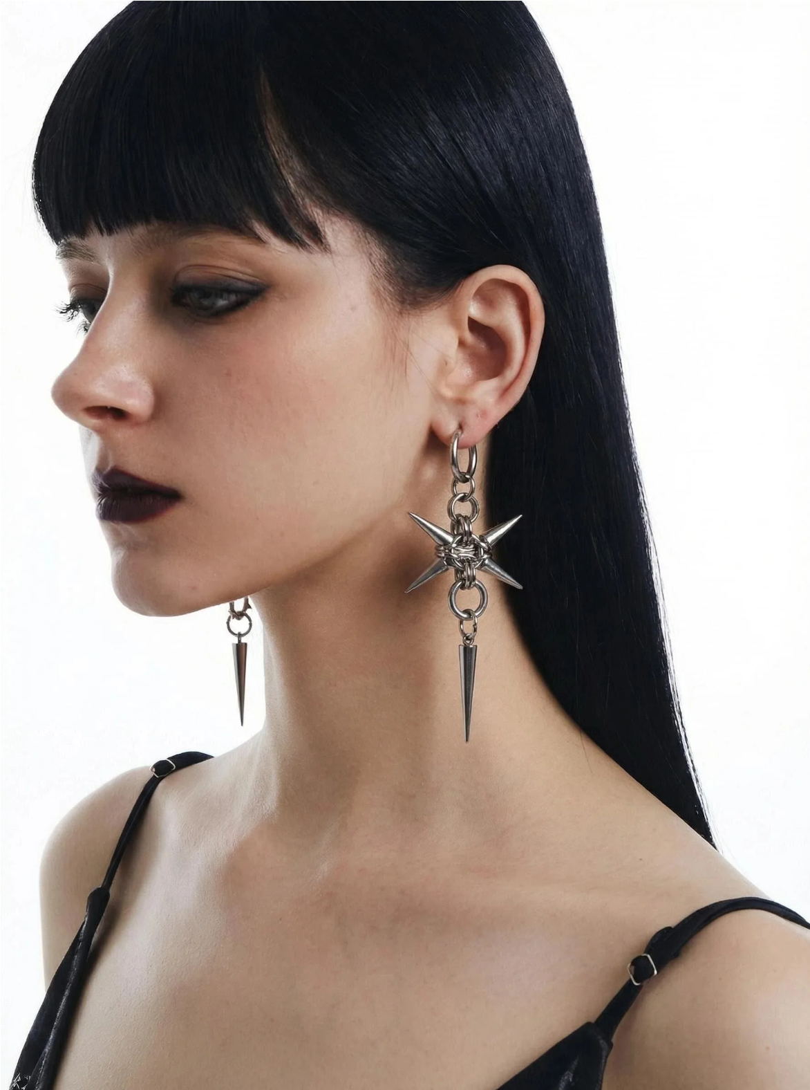 The Iron Star Drop Earrings