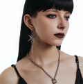 The Iron Star Drop Earrings