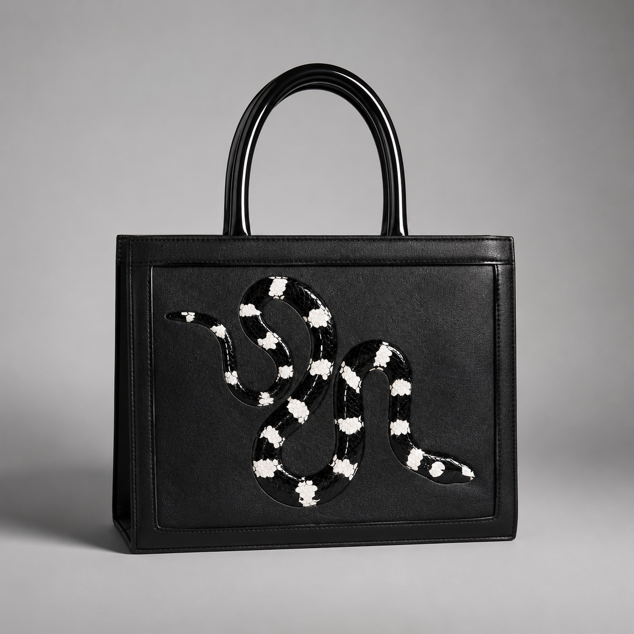 Serpent Leather Tote